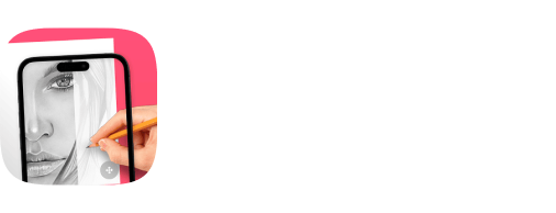AR Drawing mobile app logo - Tech startup influencer marketing success story